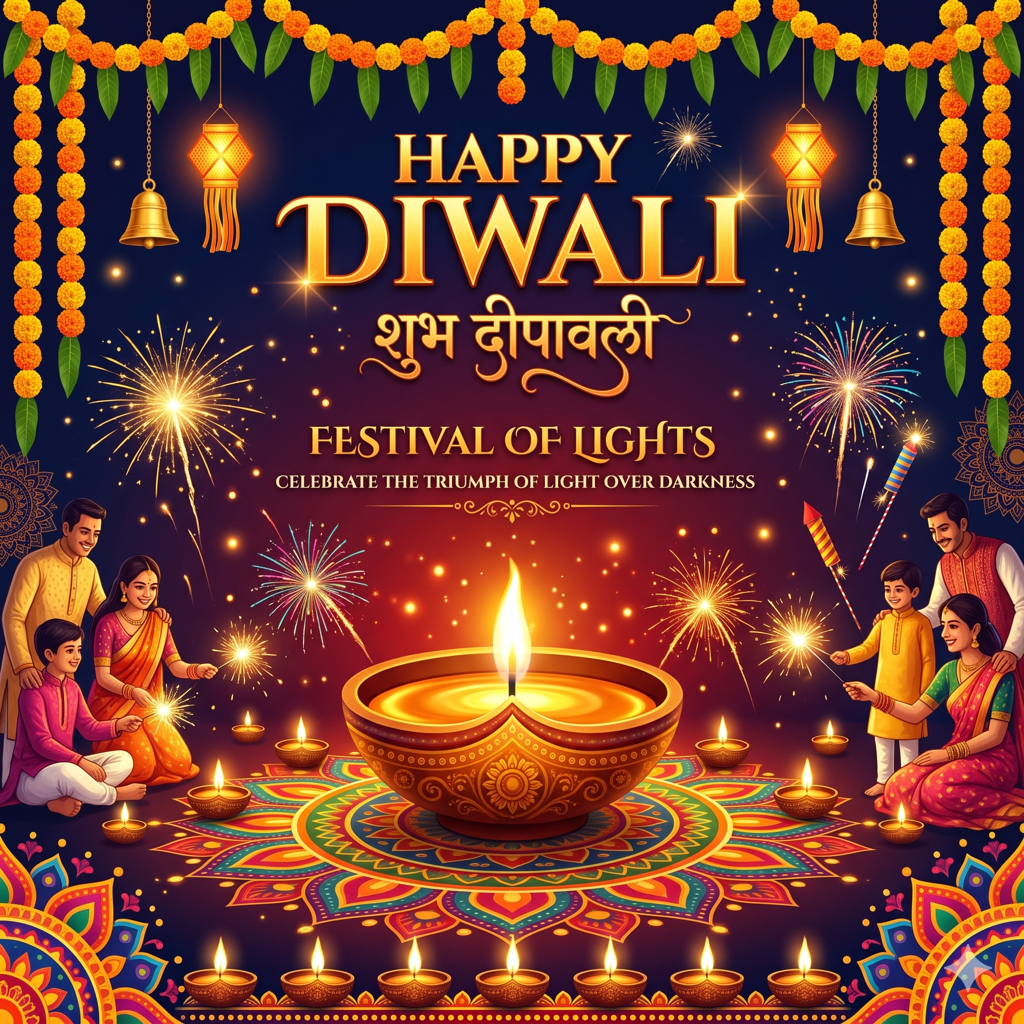 Wishing you a very Happy Diwali!